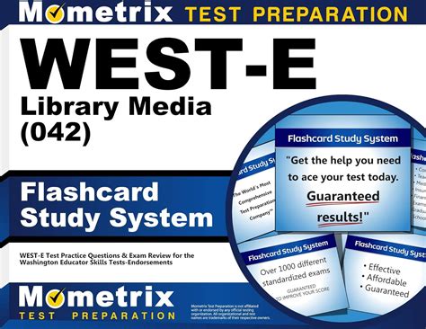 Buy West-e Library Media 042 Flashcard Study System: West-e Test ...