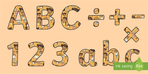 👉 All About Me Display Lettering - All About Me Display Lettering