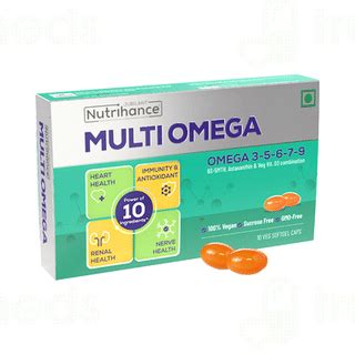 Jubilant Nutrihance Multi Omega 3 5 6 7 9 Softgelint Capsule 10 - Uses ...