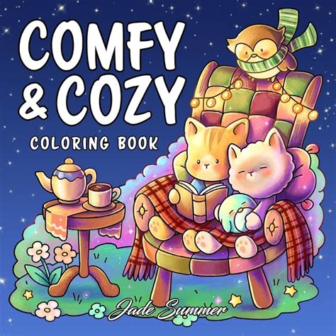 Comfy & Cozy Livro Digital Pdf- Coloring Book | Elo7