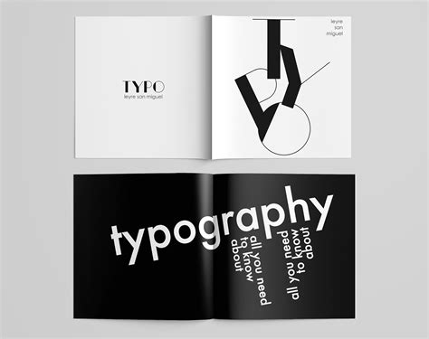 Typography and layout design on Behance