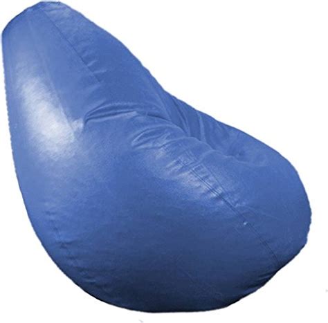 GUNJ XXXL Teardrop Bean Bag with Bean Filling (Blue) : Amazon.in: Home ...