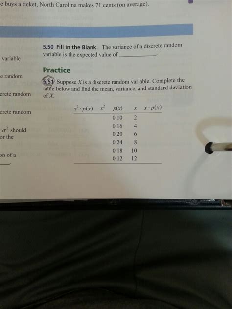 Image result for Variance of Discrete Random Variable