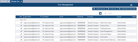 Manage User