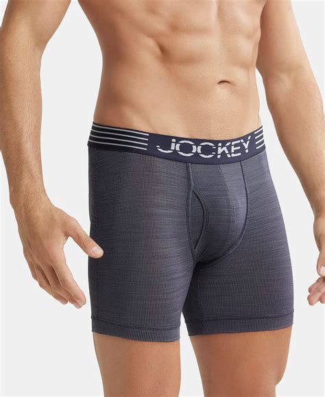Buy Microfiber Mesh Elastane Performance Boxer Brief with StayDry ...
