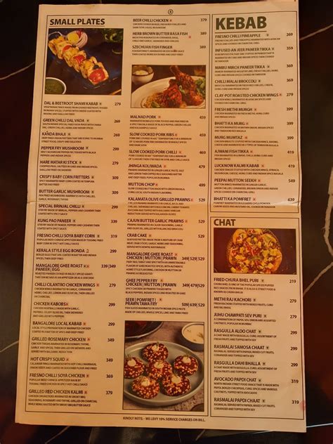 Menu at Peepai Kitchen & Brewery, Bengaluru