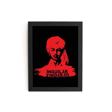 TheKarkhana- Bhagat Singh frame Inquilab Zindabad by Bhagat Singh for ...