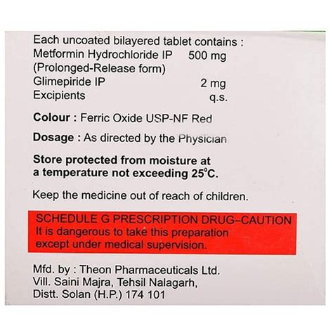 Jubiglim M 2 Tablet 10's Price, Uses, Side Effects, Composition ...