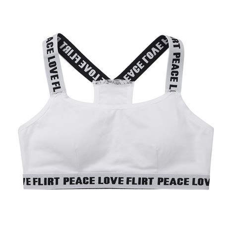 Buy FEESHOW Puberty Growing Young Girls Soft Padded Cotton Sports ...