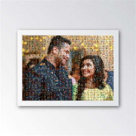 Personalized Photo Mosaic Frame – Custom Memory Gift in Kerala | Etern ...
