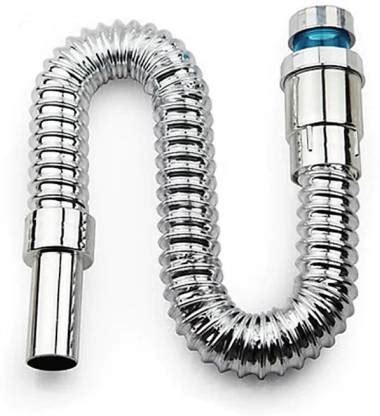 Anzo Trading Company Anzo Flexible Chrome Plated Waste Pipe for Wash ...