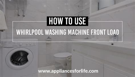 Image result for How to Use Whirlpool Washing Machine