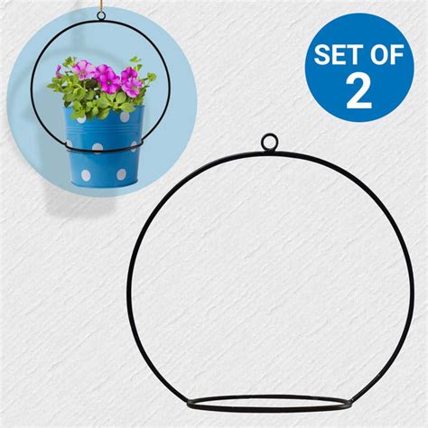 Wall Hanging Round Planter Holder - Set of 2 – TrustBasket