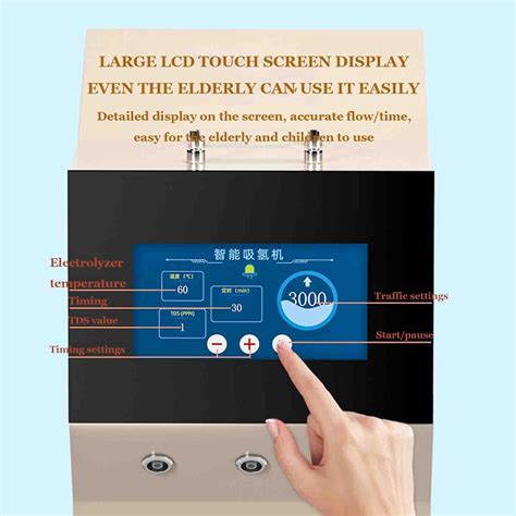 OUOQNUE Three Port Hydrogen Inhalation Machine, 99.99% High India | Ubuy