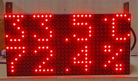 LED Temperature and Humidity Display board - Temperature Humidity Led ...