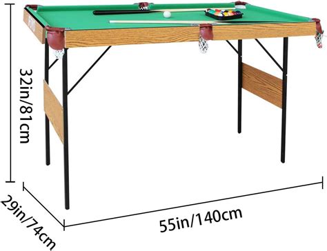 KAKIBLIN Billiard Table, 55 Inch Folding Pool Table India | Ubuy