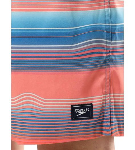 Buy Speedo Placement Leisure One8" Watershorts Pumpkin-Spice-Fandango ...