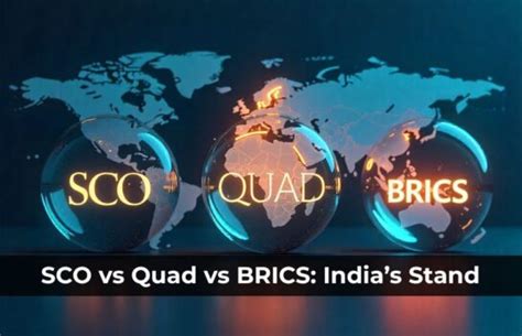 SCO vs BRICS vs Quad: Where Does India Stand in Competing Power Blocs ...