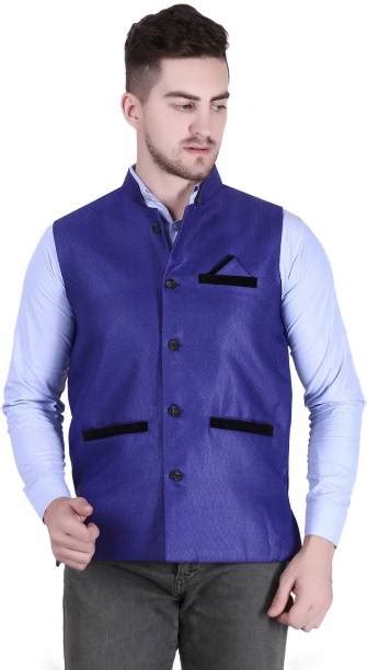 Blue Modi Jacket - Buy Blue Modi Jacket online at Best Prices in India ...