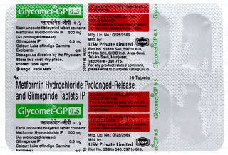 Glycomet Gp 0.5 Tablet: Uses, Side Effects, Price & Substitutes