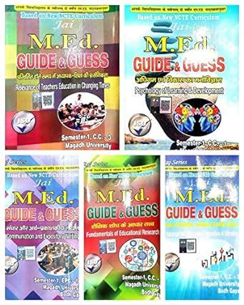 M.Ed 1st Semester Set Of 5 Books (Relevance of Teacher Education ...