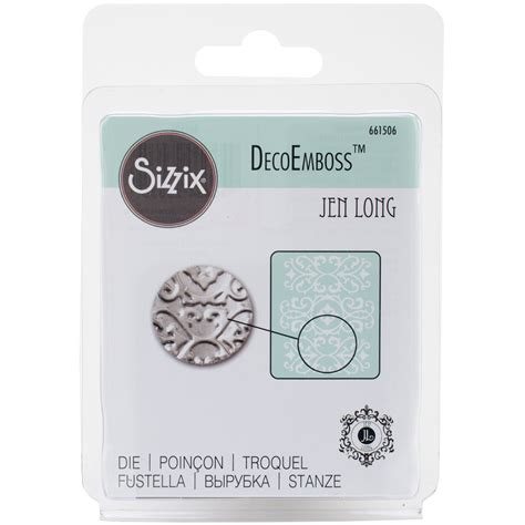 Sizzix 661506 Decoemboss Die, Ornate Swirls by Jen Long : Amazon.in ...