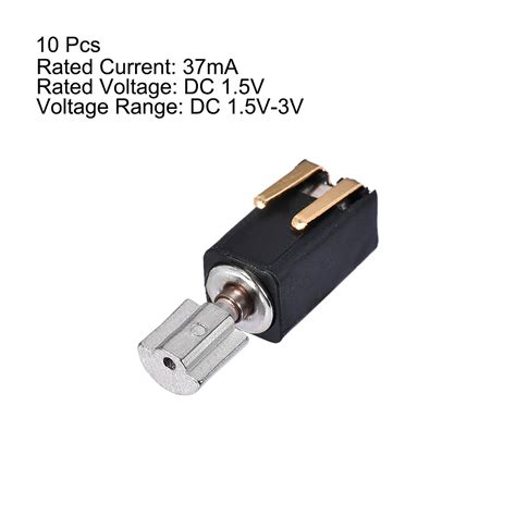 Buy Micro Mini Hollow Cup Vibration Motors DC 1.5V-3V 37mA 14x3.9mm ...