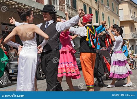 Argentine dancers editorial stock photo. Image of culture - 33061008