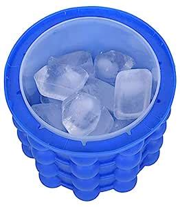 Buy R2K Ice Cube Maker Bucket Revolutionary Space Saving Ice-Ball ...