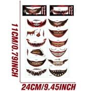 Buy Halloween Temporary Tattoo - Halloween Tattoos Stickers | Horror ...