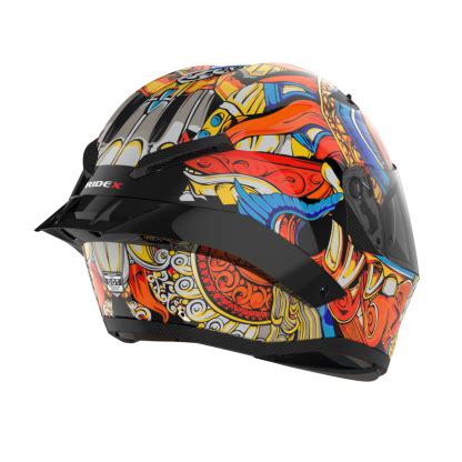 Ridex Titanium Diabo Glossy Helmet | 7aftermarket India