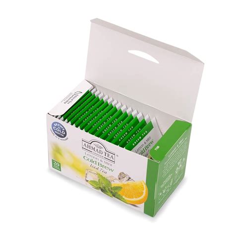 AhmadTea Ahmad Tea Green Tea, Cold Brew Lemon and Mint India | Ubuy