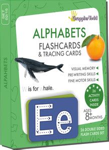 Grapplertodd Early Learning Alphabets Flashcards Price in India - Buy ...