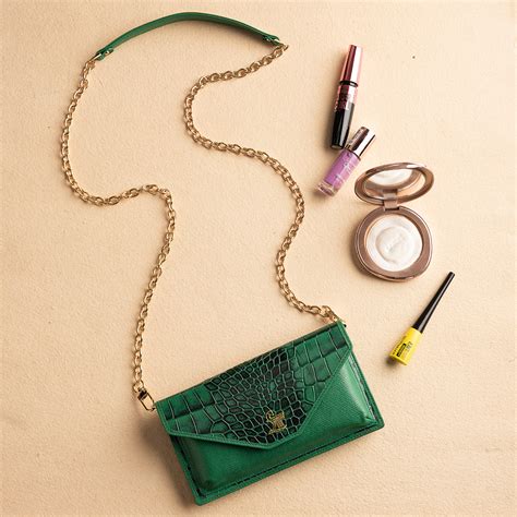 Genuine Leather Sling Clutch Wallet for Women | Crossbody Mobile Bag