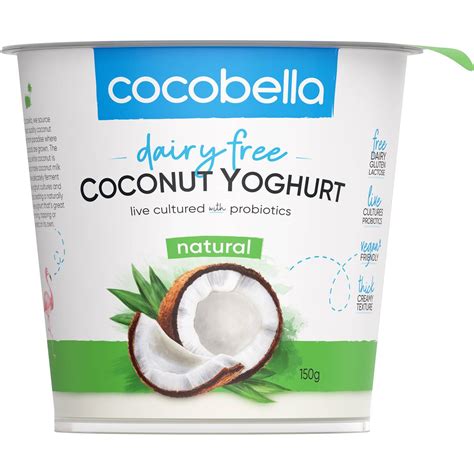 Cocobella Diary Free Coconut Yoghurt Natural 150g | Woolworths