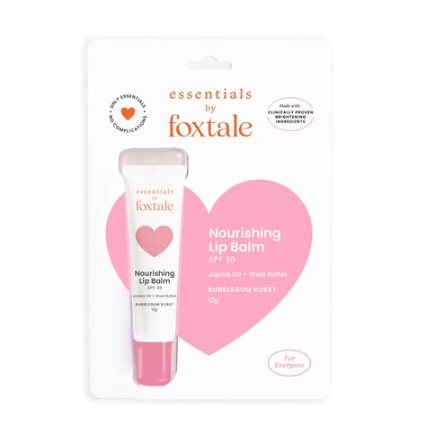 Buy Foxtale Essentials Bubblegum Burst Nourishing Lip Balm with SPF 30 ...