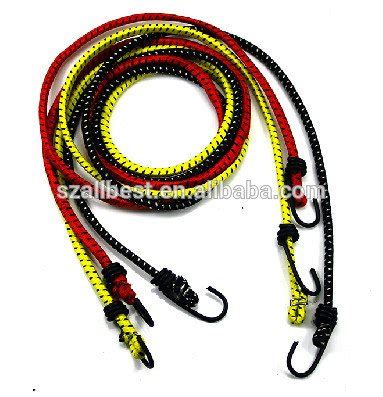 MPS High Strength Elastic Bungee / Shock Cord Cables, Rope With Hooks ...