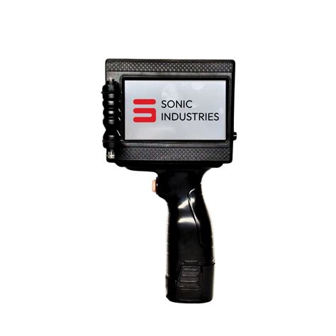 SONIC INDUSTRIES Portable Handheld Thermal Inkjet Gun Printer for ...
