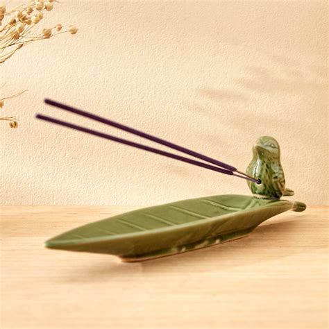 Buy Garnet Serene Ceramic Bird Incense Holder from Home Centre at just ...