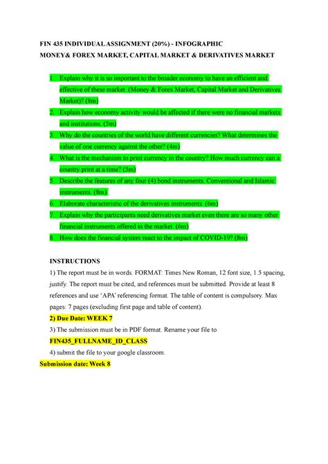 Image result for Fin358 Individual Assignment