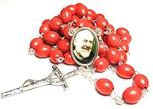 3rd Class relic Rosary Saint Padre Pio Pietrelcina Stigmata Forgione ...