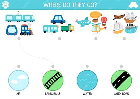Transportation Matching Worksheet 的图像结果