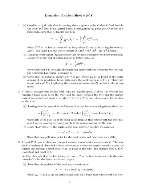 Image result for Best Example Problems for Dynamics Final