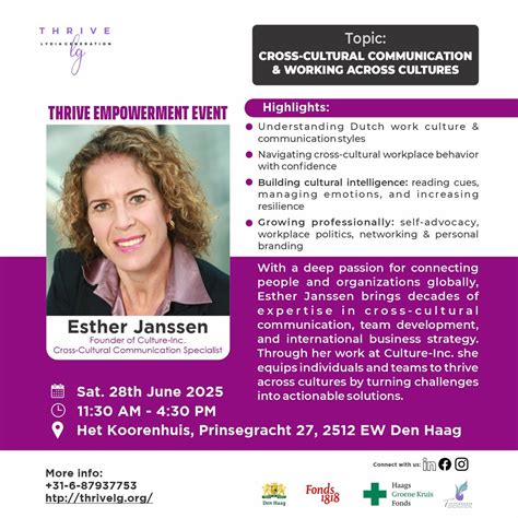 Cross-Cultural Communication & Working Across Cultures, Het Koorenhuis ...