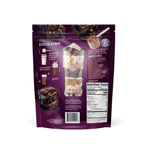 Organic Brownie Batter Protein Powder | FlavCity