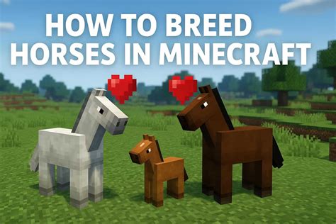 How to Breed Horses in Minecraft (Step-by-Step Guide)