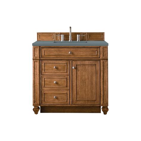 James Martin Vanities Bristol 36-in Saddle Brown Undermount Single Sink ...