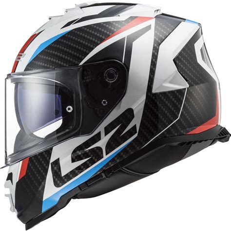 LS2 FF800 Storm II Racer Red Blue White Gloss Helmet– Moto Central