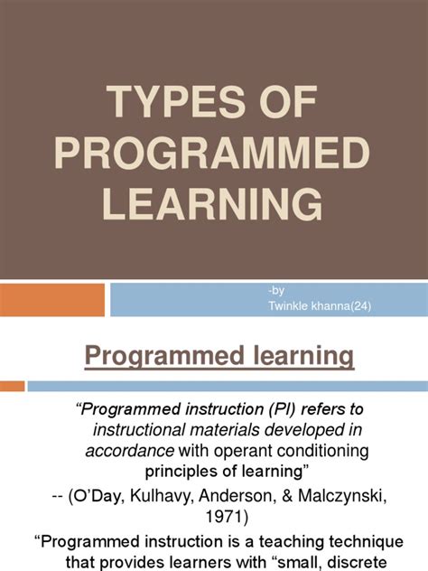 Image result for Programmed Learning