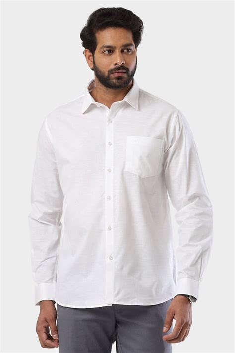 White Shirts | Buy Premium White Shirts For Men | Uathayam